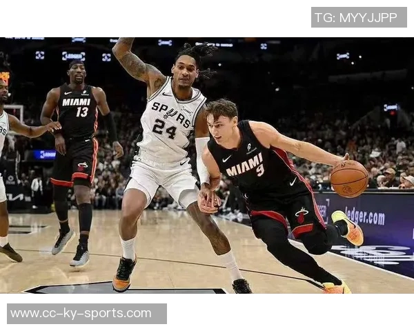 马刺与热火上半场激战正酣文班表现抢眼阿德巴约领军反击